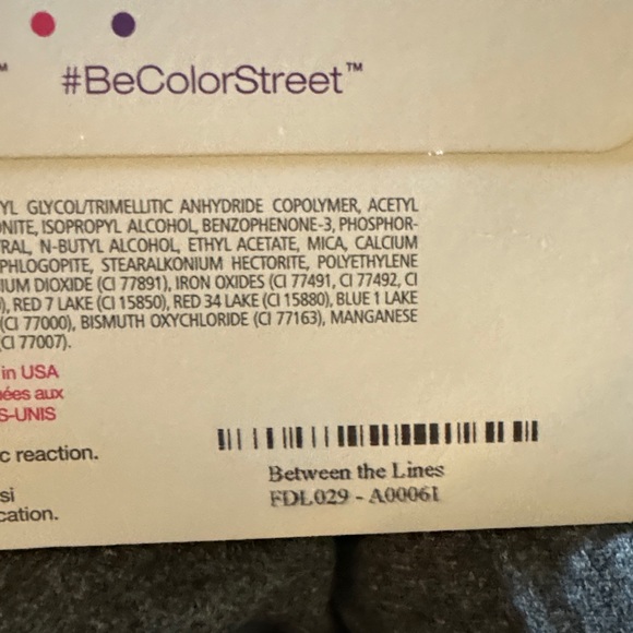 Retired Color Street Striped and Glitter Nail Strips - Picture 9 of 9